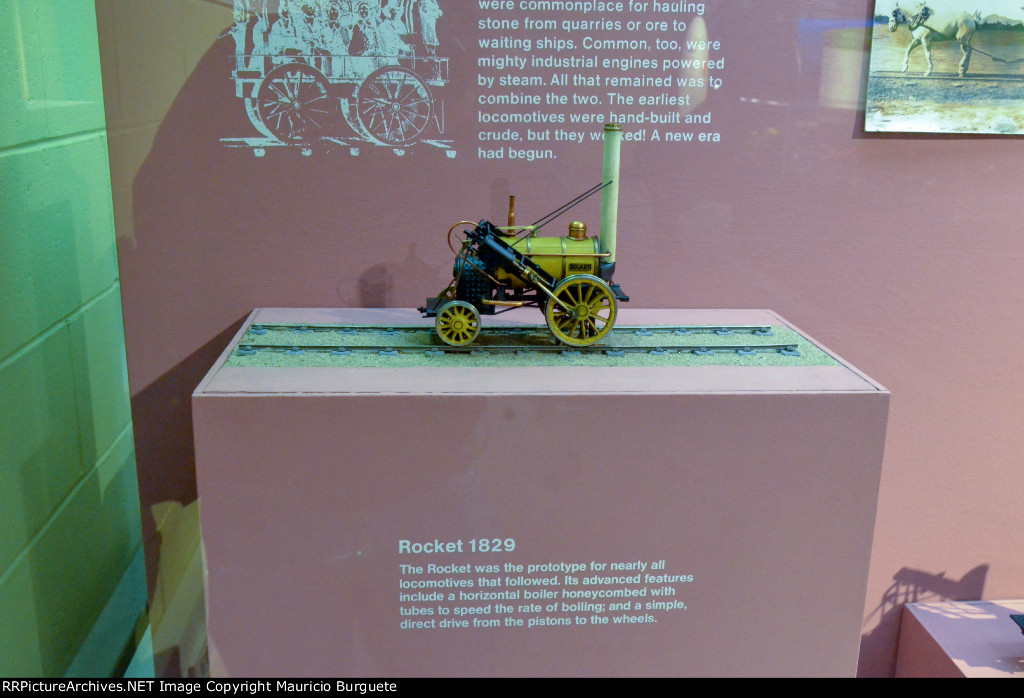 Rocket 1829 First Locomotive